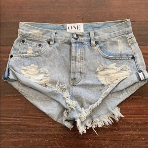 One Teaspoon Denim Shorts